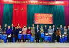 Đồng chí Lê Văn Thanh, Thứ trưởng Bộ Lao động Thương binh xã hội thăm, tặng quà, chúc tết Đảng bộ, chính quyền nhân dân Huyện Triệu Sơn.