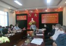 Hội nghị trực tuyến toàn tỉnh về tình hình sản xuất những tháng đầu năm; công tác chuẩn bị bầu cử đại biểu Quốc hội khóa XV và bầu cử Đại biểu HĐND các cấp nhiệm kỳ 2021 -2026.