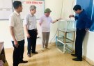 Đồng chí Phó Bí thư Thường trực Huyện ủy kiểm tra công tác tuyên truyền Bầu cử Đại biểu Quốc Hội và HĐND các cấp, nhiệm kỳ 2021 - 2026.