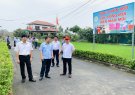 Đoàn công tác huyện Triệu Sơn thăm quan, học tập kinh nghiệm xây dựng nông thôn mới tại tỉnh Hà Tĩnh.
