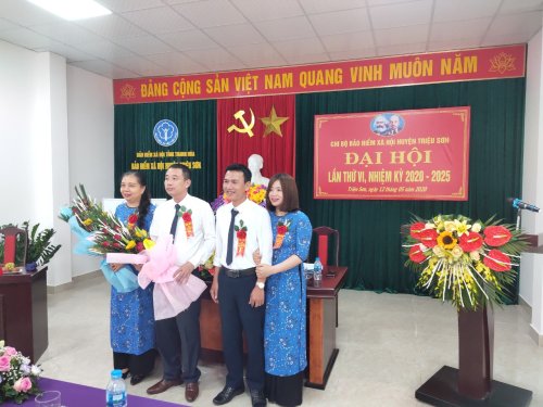 Đại hội chi bộ Bảo hiểm xã hội huyện Triệu Sơn, Đảng bộ Trường Cao đẳng  Nông Lâm Thanh Hóa nhiệm kỳ 2020-2025.