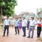 Đồng chí Phó Chủ tịch UBND huyện Lê Phú Quốc làm việc tại xã Thọ Phú về tiến độ xây dựng xã đạt tiêu chí NTM nâng cao.