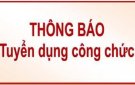 UBND huyện Triệu Sơn thông báo tuyển dụng Trưởng Công an cấp xã huyện Triệu Sơn năm 2018