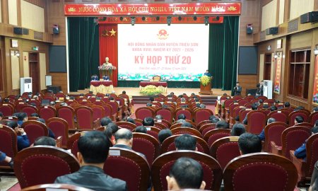 Kỳ họp thứ 20 HĐND huyện Triệu Sơn khóa XVIII