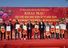 Khai mạc hội chợ hoa đào và trưng bày giới thiệu sản phẩm OCOP sản phẩm đặc trưng tiêu biểu chào mừng 60 năm thành lập huyện Triệu Sơn