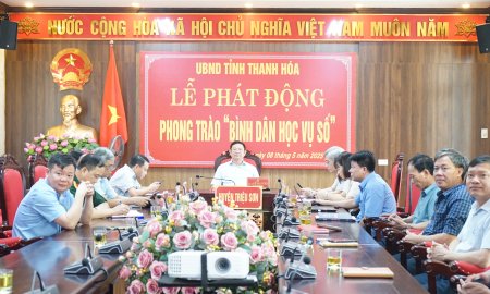 Lễ phát động phong trào “Bình dân học vụ số” trên địa bàn tỉnh