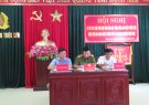 Hội nghị ký kết qui chế phối hợp đảm bảo an ninh trật tự giữa Công an huyện, Bệnh viện Đa khoa huyện và AGRIBANK Triệu Sơn