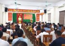 Khai giảng lớp bồi dưỡng Đảng viên mới khóa 69 của Đảng bộ huyện. 