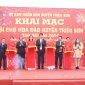          Khai mac hội chợ Hoa đào huyện Triệu Sơn Xuân Giáp Thìn 2024.