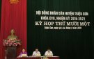 Kỳ họp thứ 11, HĐND huyện  khóa XVII, nhiệm kỳ 2016-2021.