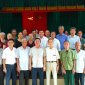 Bí thư Huyện ủy Lê Văn Tuấn dự sinh hoạt Đảng tại Chi bộ thôn 6 xã Thọ Vực.