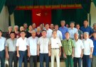 Bí thư Huyện ủy Lê Văn Tuấn dự sinh hoạt Đảng tại Chi bộ thôn 6 xã Thọ Vực.