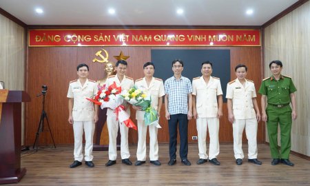 Công an tỉnh Thanh Hóa: Công bố Quyết định của Bộ trưởng Bộ Công an và Giám đốc Công an tỉnh về tổ chức, cán bộ