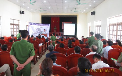 Huyện Triệu Sơn tổ chức thành công phiên đấu giá 19 lô đất ở tại xã Dân Lý