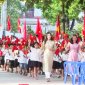 Lãnh đạo huyện Triệu Sơn dự và chúc mừng Khai giảng năm học mới tại các trường học