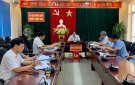 UBND huyện tổ chức hội nghị chuẩn bị cho lễ khởi công, công trình Chào mừng Đại hội Đảng bộ huyện Triệu Sơn lần thứ XVIII.
