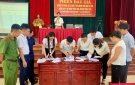 UBND huyện - Công ty đấu giá Hợp Thanh (HLC) tổ chức đấu giá thành công 86 lô đất ở tại Thị Trấn Triệu Sơn.