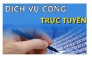 UBND tỉnh Thanh Hoá ban hành Quyết địnhdanh mục dịch vụ công trực tuyến mức độ 3,4