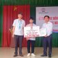 Em Vũ Văn Hưng học sinh lớp 12A7 trường THPT Triệu Sơn 1 nhận học bổng toàn phần du học nghề Đức trị giá 245 triệu đồng