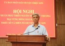 Hội nghị tập huấn phát triển nguồn nhân lực thương mại vùng đồng bào dân tộc thiểu số và miền núi trên địa bàn huyện.