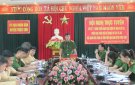  Công an huyện Triệu Sơn sơ kết 1 tháng thực hiện Kế hoạch số 301; triển khai thực hiện Kế hoạch số 352, 363 của Giám đốc Công an tỉnh Thanh Hóa. 