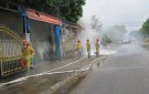 Thực tập chữa cháy và cứu nạn, cứu hộ tại Công ty TNHH ARIYOSHI Việt Nam thị trấn Triệu Sơn.