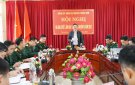 Đảng ủy Quân sự huyện Triệu Sơn tổ chức Hội nghị ra Nghị quyết lãnh đạo thực hiện nhiệm vụ năm 2023
