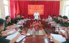 Đảng ủy Quân sự huyện Triệu Sơn ra nghị quyết lãnh đạo thực hiện nhiệm vụ 6 tháng cuối năm 2023