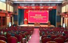 Hội nghị “lắng nghe ý kiến nhân dân” và lấy ý kiến đánh giá sự hài lòng của người dân đối với Công an huyện Triệu Sơn.