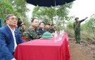 Bộ Chỉ huy Quân sự tỉnh Kiểm tra công tác chuẩn bị diễn tập khu vực phòng thủ tại huyện Triệu Sơn