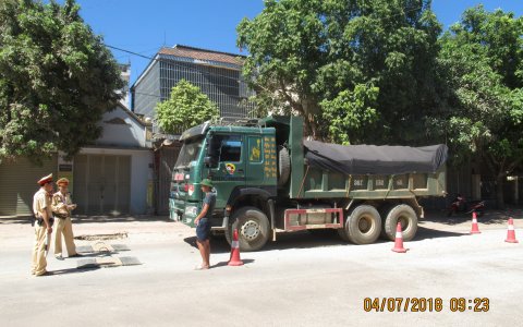 6 tháng đầu năm 2018, tai nạn giao thông trên địa bàn huyện Triệu Sơn giảm cả 3 tiêu chí