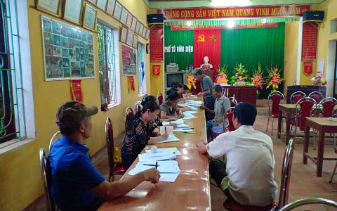 Thị Trấn Triệu Sơn triển khai thực hiện Đề án 896 về xây dựng cơ sở dữ liệu Quốc gia về dân cư