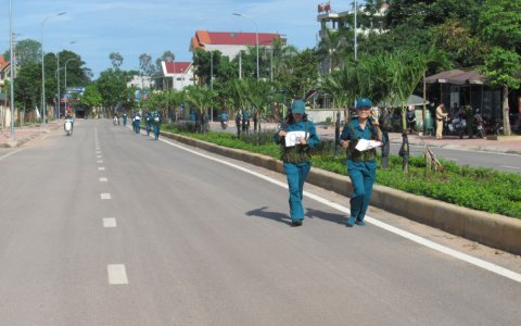 Ban CHQS huyện Triệu Sơn khai mạc Hội thao thể dục thể thao quốc phòng dân quân tự vệ năm 2019