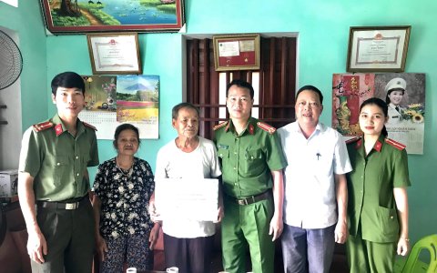 Công an huyện Triệu Sơn với phong trào đền ơn đáp nghĩa