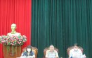 Hội nghị quán triệt một số nhiệm vụ về công tác vệ sinh môi trường, công tác tuyên truyền phục vụ Lễ công bố huyện Triệu Sơn đạt chuẩn huyện nông thôn mới và đón nhận Huân chương lao động hạng Ba