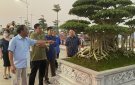 Các đồng chí lãnh đạo huyện, thăm kiểm tra công tác chuẩn bị cho Triển lãm và Hội chợ Sinh vật cảnh huyện Triệu Sơn năm 2022