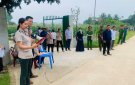 Chi cục Thi hành án dân sự huyện Triệu Sơn tiến hành cưỡng chế chuyển giao QSD đất tại xã Thọ Sơn.