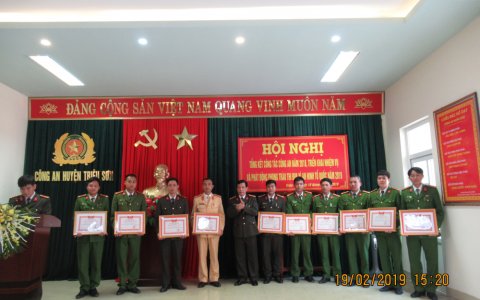 Công an huyện Triệu Sơn phát huy truyền thống vẻ vang 74 năm ngày thành lập lực lượng công an nhân dân Việt Nam ( 19.8.1945 - 19.8.2019)