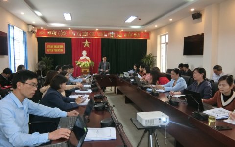 Hội nghị tập huấn về xây dựng NTM, NTM nâng cao cho các xã.