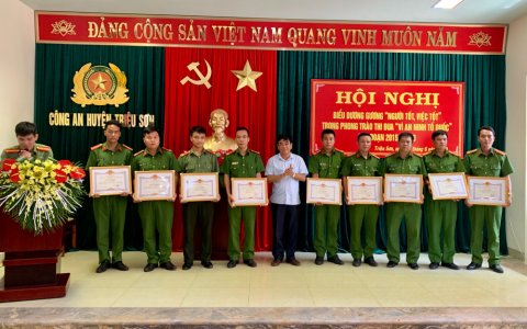 Công an Triệu Sơn phát huy truyền thống vẻ vang 75 năm ngày thành lập lực lượng công an nhân dân Việt Nam (19.8.1945 - 19.8.2020)