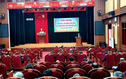 Hội Nghị tập huấn, bồi dưỡng kiến thức công tác xây dựng nông thôn mới cho cán bộ cơ sở