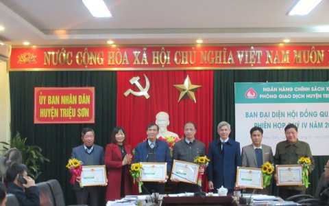 Ban đại diện Hội đồng quản trị NHCSXH huyện Triệu Sơn tổ chức Hội nghị tổng kết hoạt động năm 2020, triển khai nhiệm vụ năm 2021