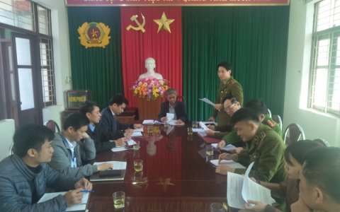 Ban chỉ đạo 389 huyện Triệu Sơn tổ chức hội nghị triển khai đợt cao điểm chống buôn lậu, gian lận thương mại dịp Tết nguyên đán Tân Sửu 2021