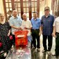 Hội CCB huyện thăm, tặng quà cho các cựu chiến binh tham gia chống Pháp trên địa bàn huyện.