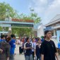Các thí sinh trên địa bàn huyện Triệu Sơn bước vào ngày thi đầu tiên kỳ thi tuyển sinh vào lớp 10 THPT công lập năm học 2025-2026