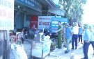 Ra quân giải tỏa chợ tự phát trên QL.47, đoạn trước cổng Công ty Giày ADIANA Việt Nam thuộc địa bàn xã Thọ Dân