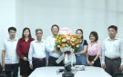 Thường trực Huyện ủy chúc mừng các công ty, doanh nghiệp nhân Ngày Doanh nhân Việt Nam