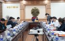 Hội nghị Thường  trực HĐND huyện chuẩn bị các nội dung cho kỳ họp thứ 8 HĐND huyện khóa XVIII.