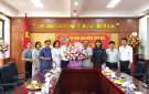 Lãnh đạo huyện chúc mừng Hội Nông dân huyện nhân kỷ niệm 93 năm Ngày thành lập Hội Nông dân Việt Nam