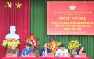 Đồng chí PBT Thường trực Huyện ủy, Chủ tịch HĐND huyện Lê Kim Chất, tiếp xúc cử tri tại xã Tiến Nông